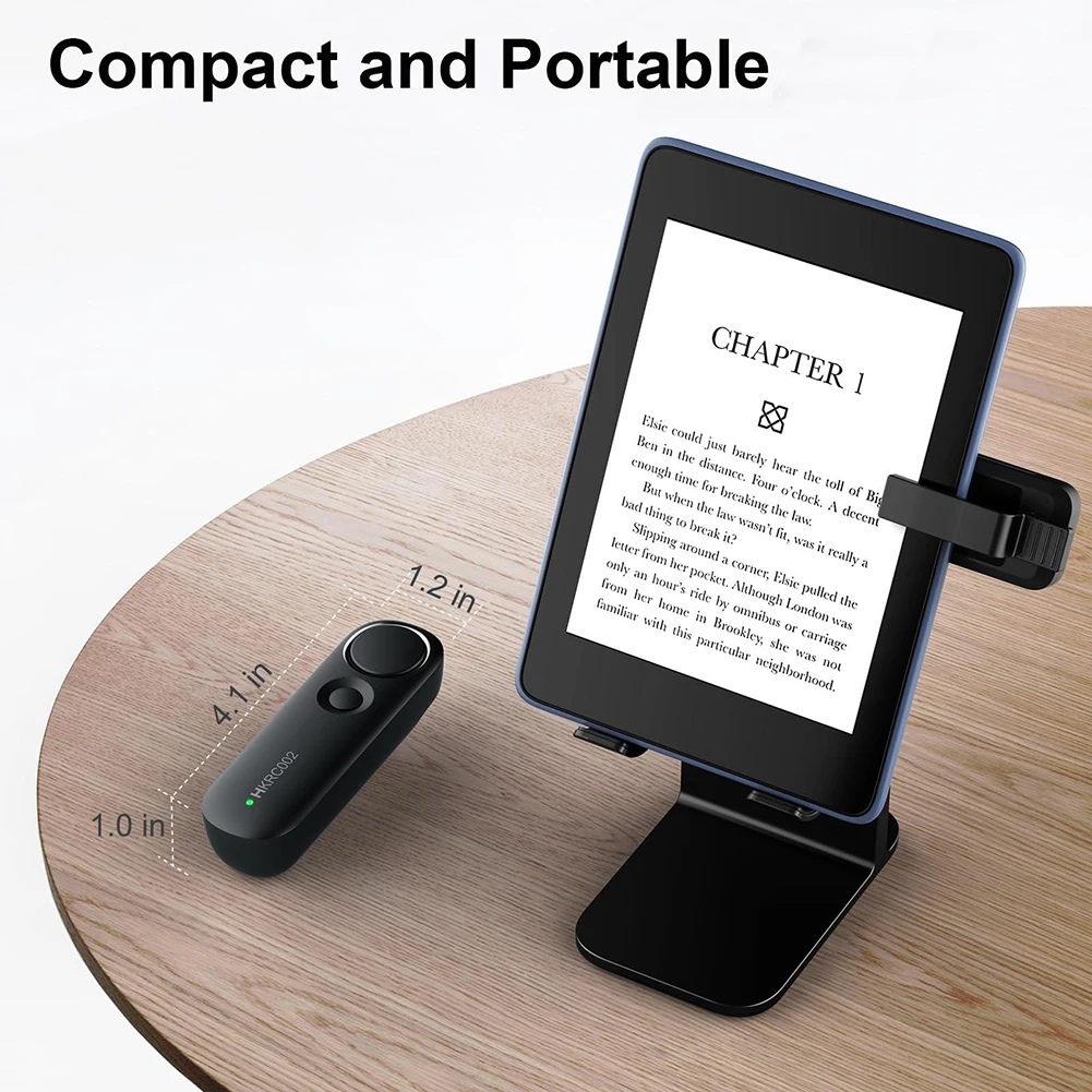 Remote Control Page Turner for Kindle Paperwhite Oasis Kobo EReaders Bluetooth Smart Phone Screen Auto Clicker Camera Camcorder