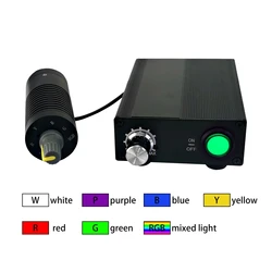 Fotocamera industriale per microscopio Stereo con sorgente coassiale a luce LED a sette colori chiari