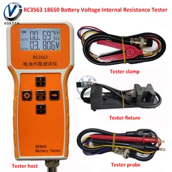 RC3563 18650 Tester di resistenza interna di tensione della batteria strumenti per Tester di batterie al fosfato di ferro e litio ad alta precisione