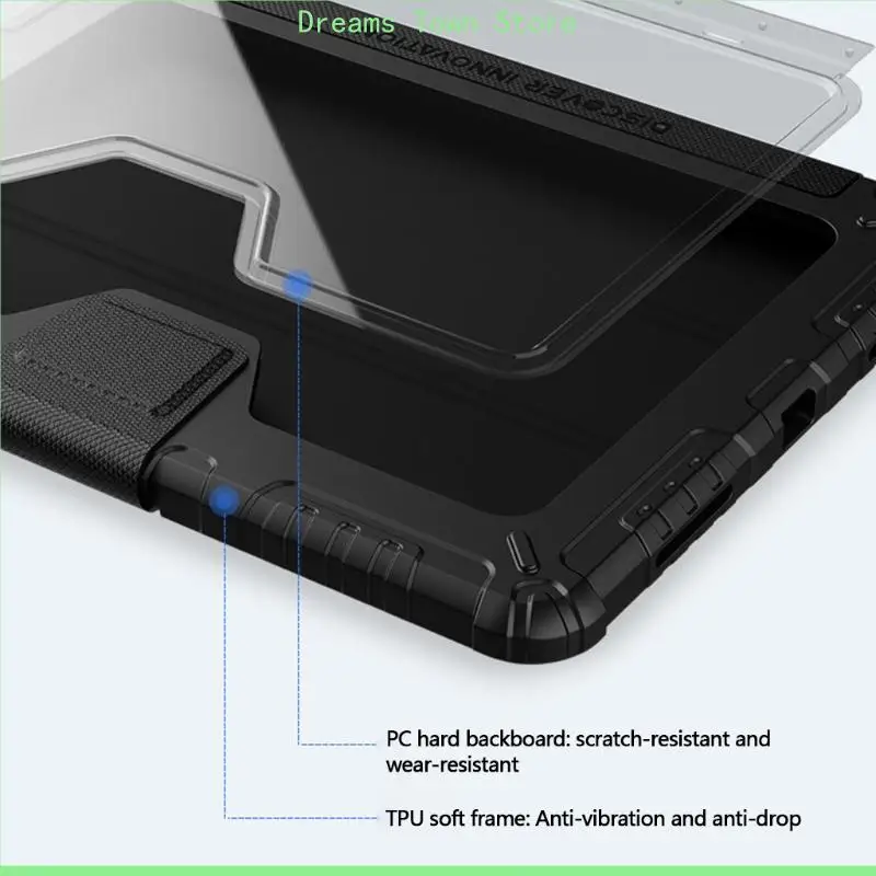 HX6A -Leder für Gehäuseabdeckung PC Leder Schockdicht für Air 10.9 2020/ Air 4/ Pro11