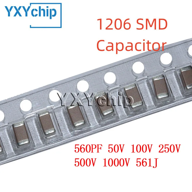 50PCS 1206 560PF 50…
