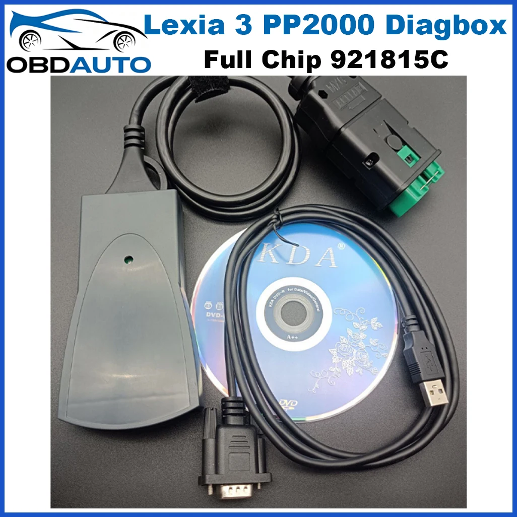 For Citroen/Peugeot Diagbox V9.85 Full Chips Gold Edge Lexia3 PP2000 PSA XS Evolution V7.83 Lexia Top Firmware 921815C Lexia 3