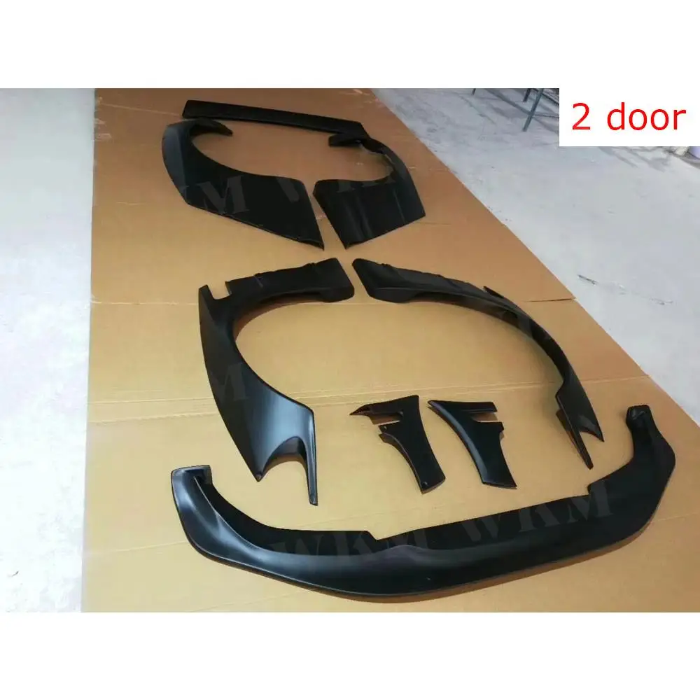 Auto Kit Corpo Ampio Per BMW E46 FRP Fibra di Vetro Bodykit Copertura Labbro Anteriore Parafango Posteriore Tronco Spoiler Razzo Bunny Parti Car