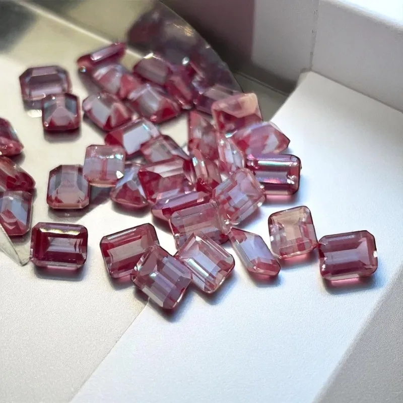 مختبر نمت الكسندريت سحر الأحجار الكريمة تغيير لون الحجر DIY حلقة قلادة أقراط المواد الرئيسية تحديد شهادة AGL