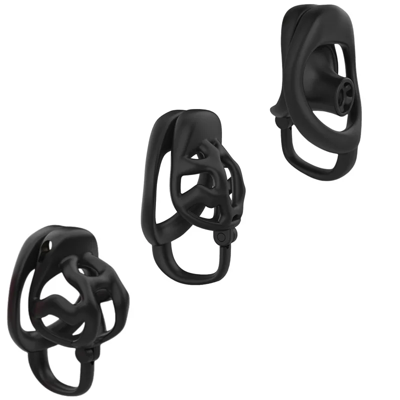 ذكر القضيب العفة قفص مجموعة صغيرة الطيور العفة قفص مع 3 حجم خواتم حزام القضيب قفل حلقة عبودية الرقيق رجل لعبة الجنس #1