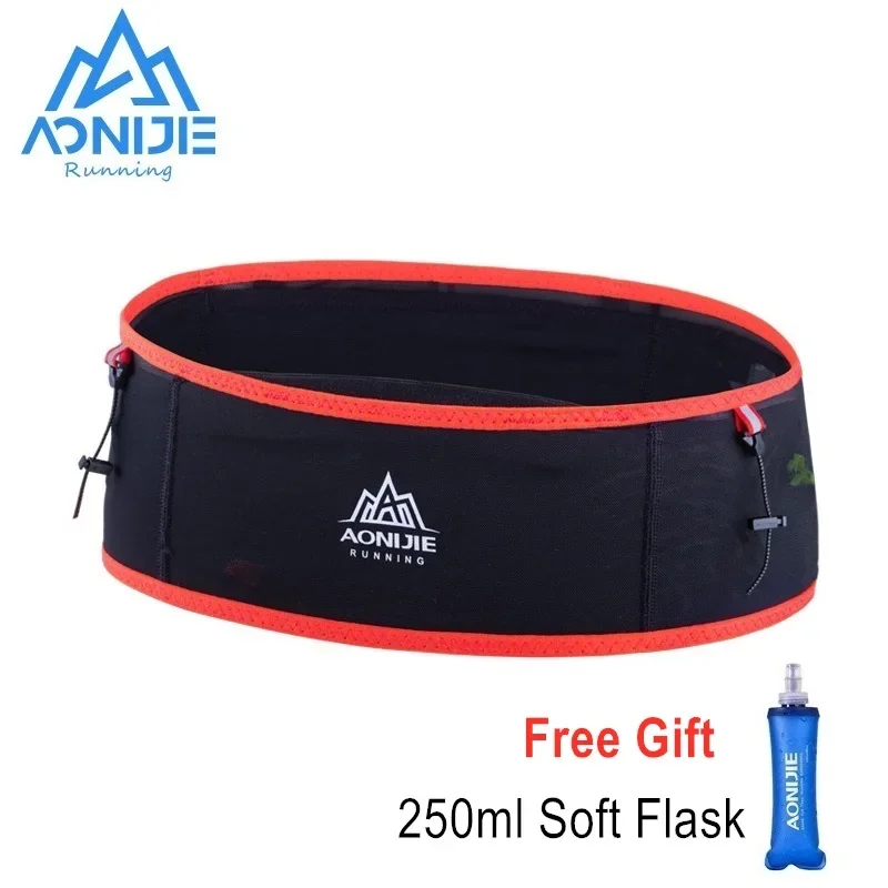 AONIJIE Running Waist Bag Men Women Trail Running Belt Hydration Waist Pack Phone Holder For Gym Fitness Jogging Marathon W938S