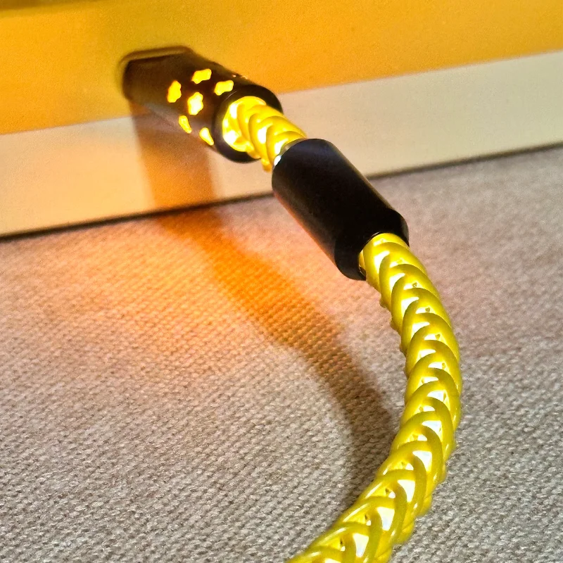 Unknown Error D23 Aviation Plug Wire 80cm Whole Body Luminescent Single Crystal Copper 8k Aviator Keyboard Cable Accessories