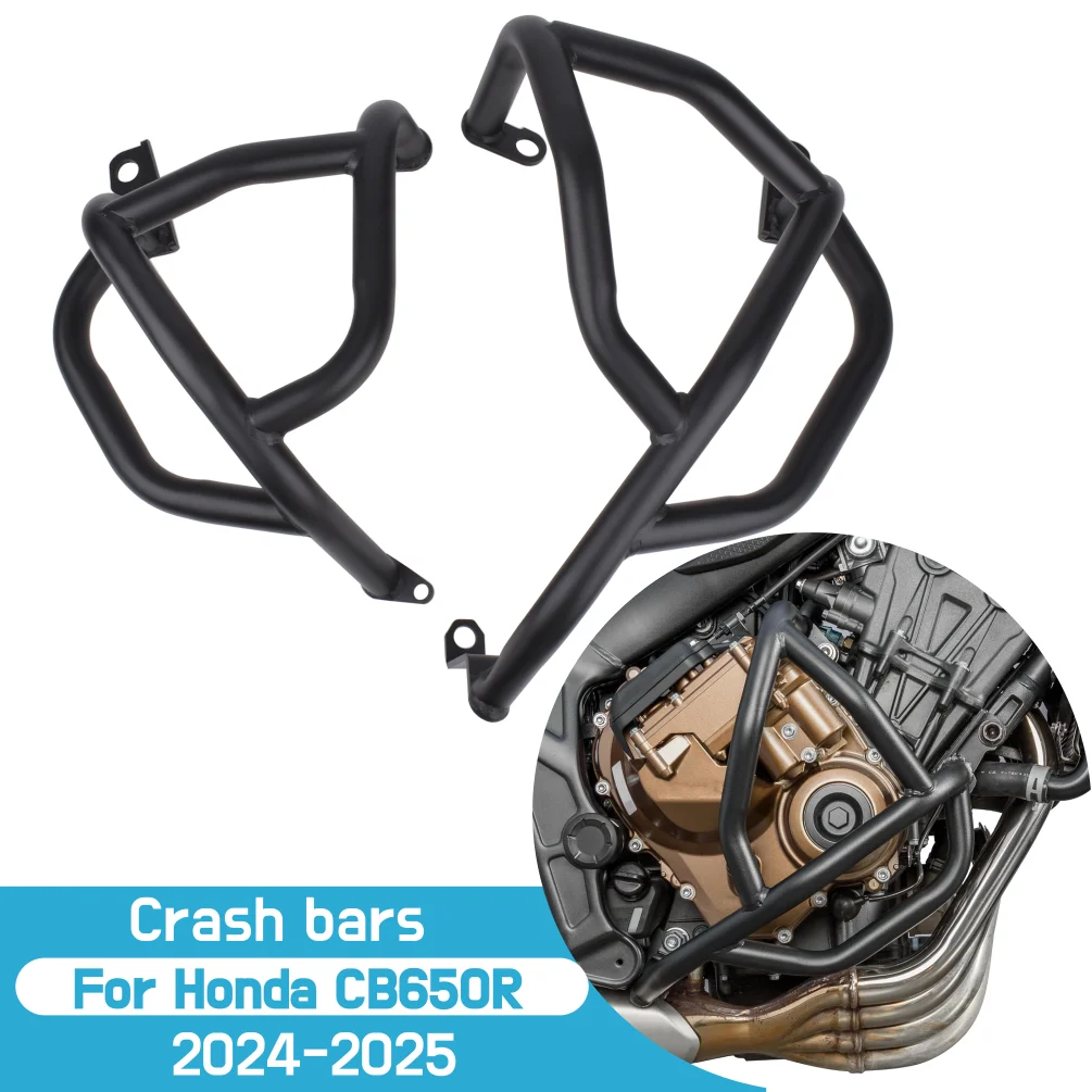 

Для Honda CB 650R CB650 R 2024 2025 CB650R защитные дуги, защита двигателя, ползунки, бампер, защита от падения, аксессуары для мотоциклов