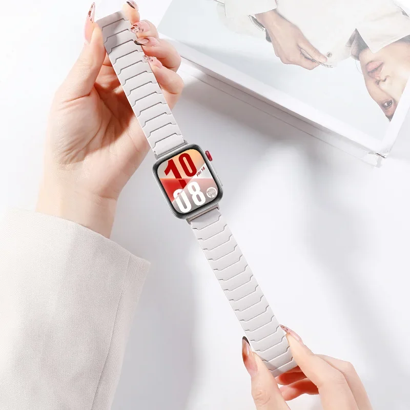 Магнитный силиконовый ремешок для Huawei Watch Fit 4/Fit 3, спортивный браслет, сменный браслет для Huawei Watch Fit 4 Pro/4 Correa