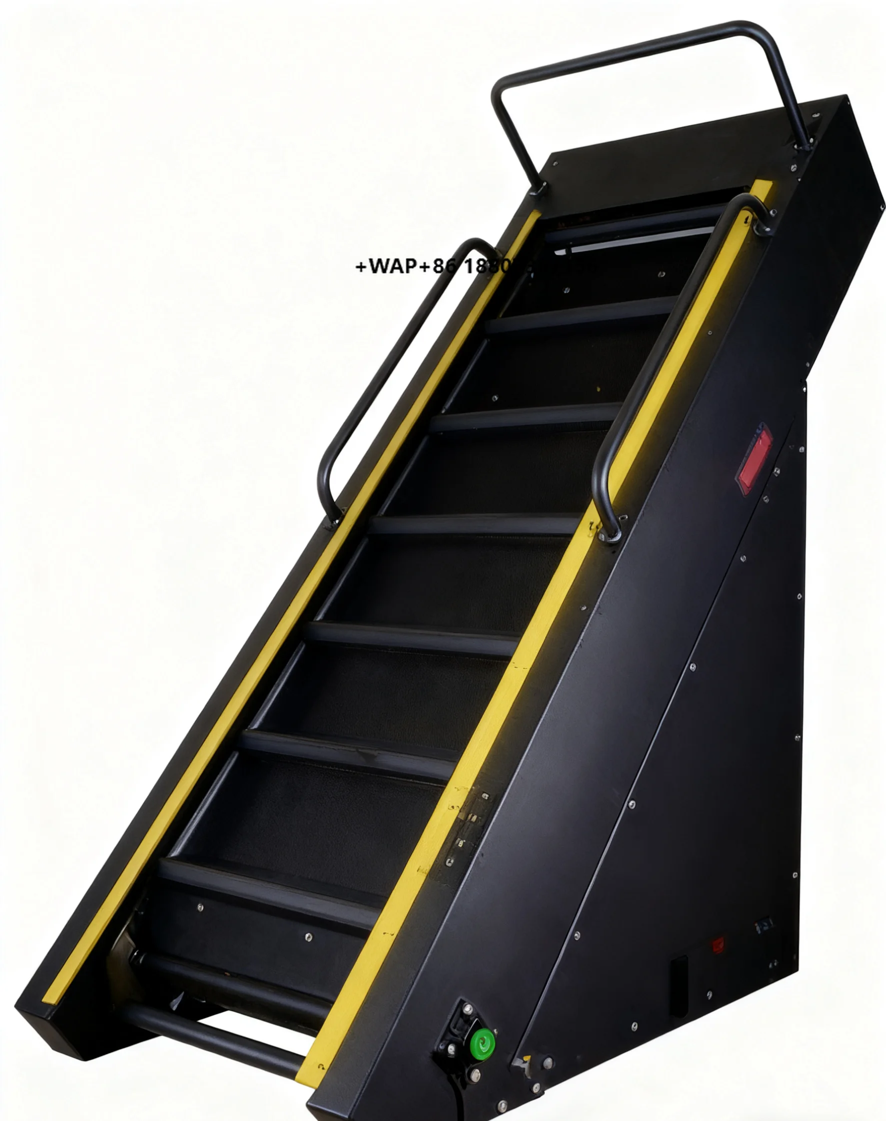 PL-002 Fitness Electric Driven Durable Adjustable Commercial Use Stair Climbing Machine LED Screen 10-Level Resistance