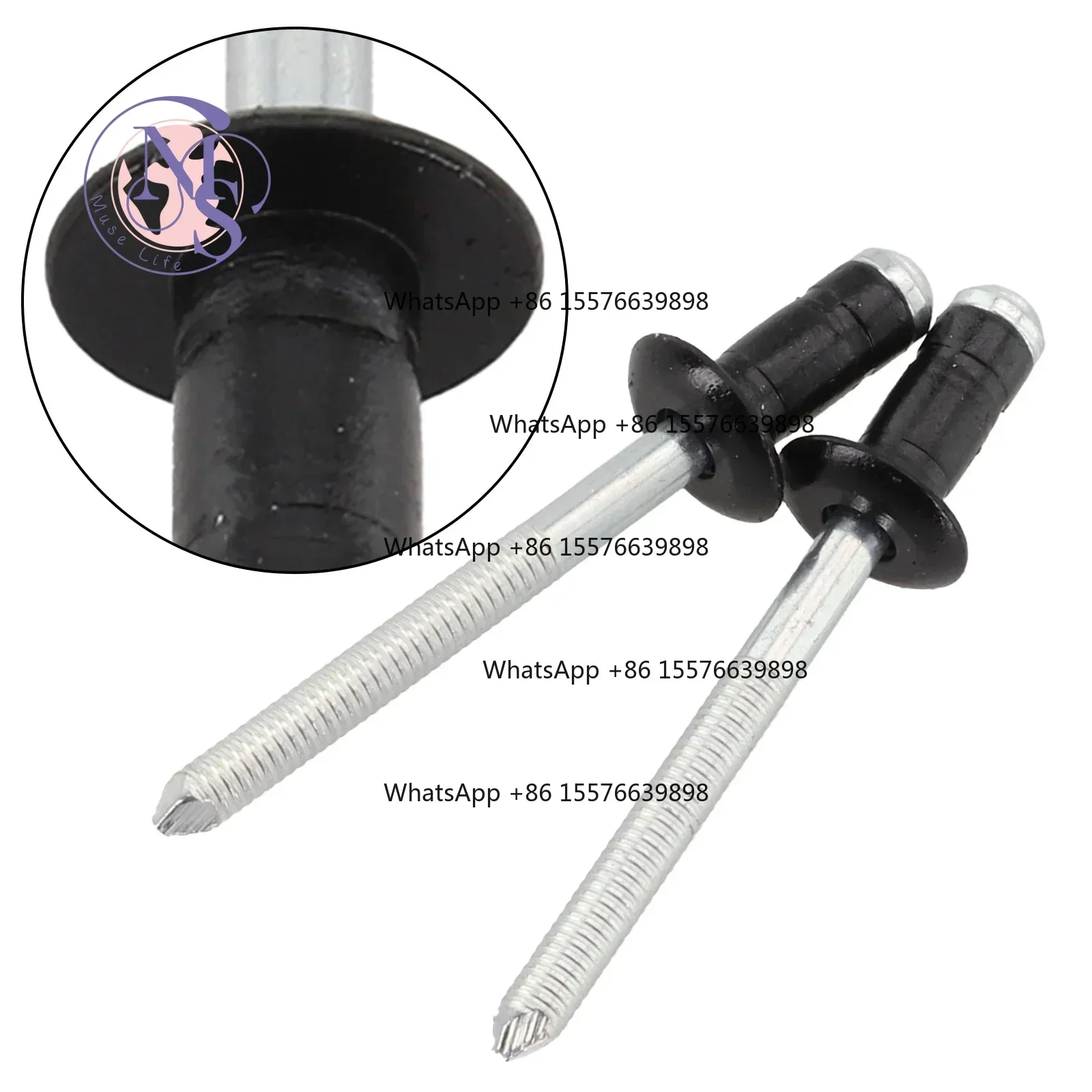 ZOCI-FOR-Fuel Tank Door Rivets 90269-06017 Set Of 2 Auto Replacement Parts