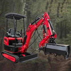 Customizable EPA/Euro 5 1Ton 2 ton Crawler Excavators Hydraulic Kubota Agricultural Digger Best Selling 1.7 Ton Mini Excavator