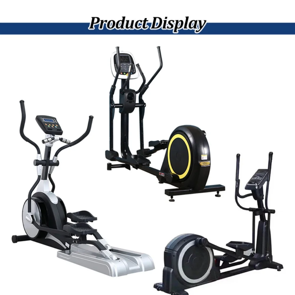 

Commercial Fitness Cross Trainer Elliptical Machine Indoor Rehabilitation Home Stepper Magnetic Resistance 160kg Capacity