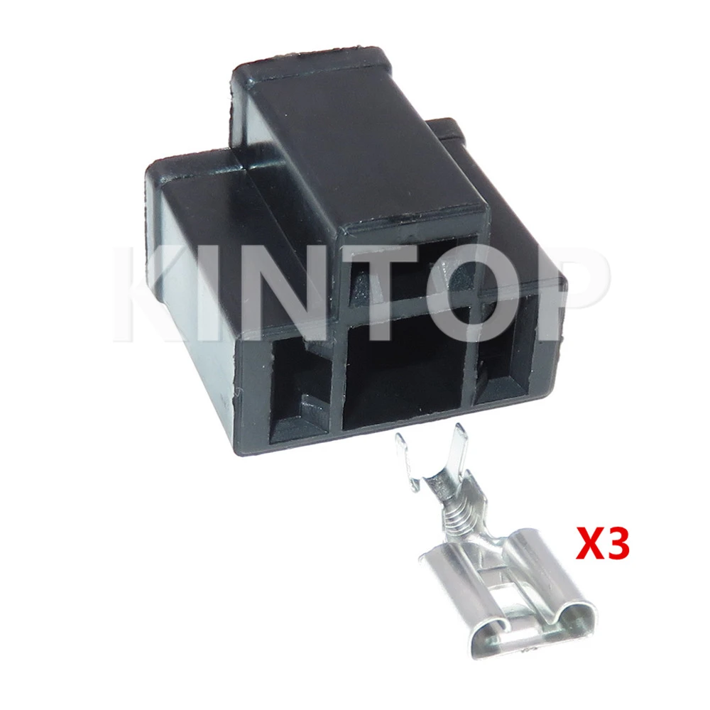 

1 Set 3 Pins Car High Power Unsealed Connector Automobile Xenon Light AC Assembly H4 HID Lamp Wiring Terminal Socket