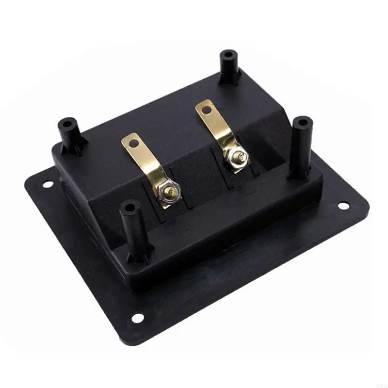 X6HA Speaker Junction Box Terminal Binding Post 2-postion for DIY Repalcement Black