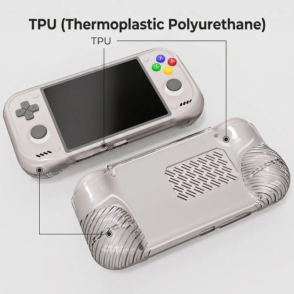 TPU Protective Case For Retroid Pocket NOVA Game Case Console Clear Gaming Handheld Rubber Shell Anti-Scratch Anti Drop Cover