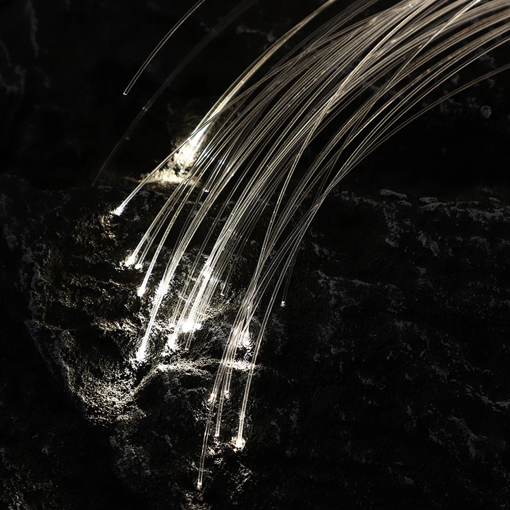 

100 м оптическое волокно PMMA пластиковое свечение водонепроницаемое гибкое освещение украшение для использования в помещении и на открытом воздухе