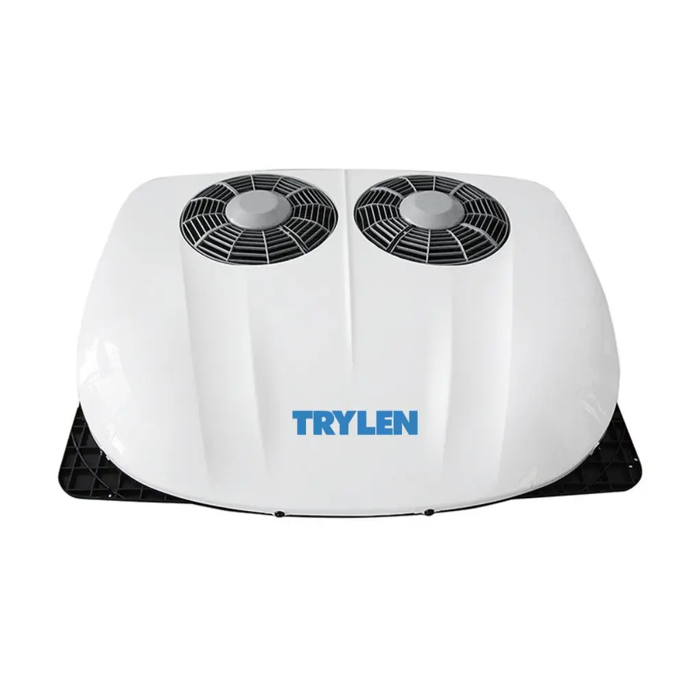 TRYLEN Wholesale New Rooftop AC 24V DC 12V Scroll Compressor 7500-9000 BTU Air Conditioner For Truck
