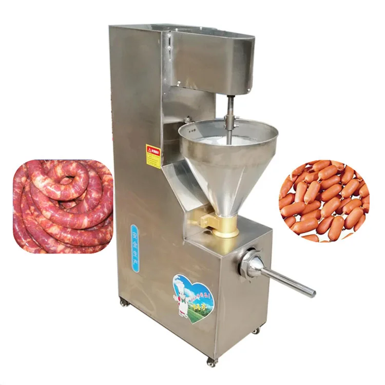 

For Customized 30 Lt Electric Automatic Small Scale Hydraulic Vacuum Hotdog Sausage Stuffer Filler Filling Making Machine for Sa