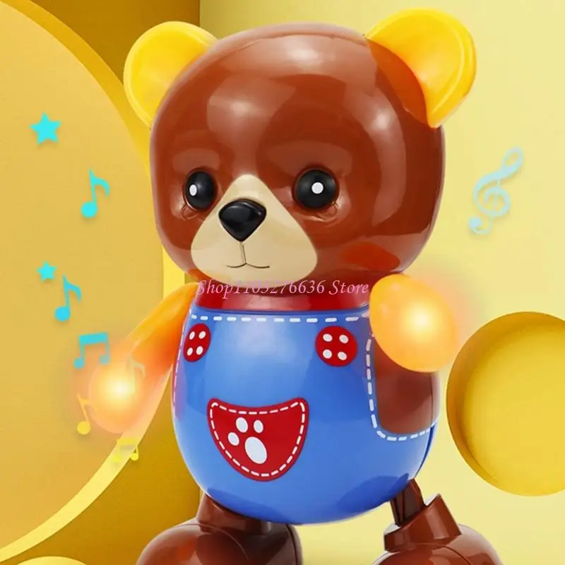 R6FD Toddler Educatieve Penguins Toy Musical Dance Light Robot Toy Auditory Playset