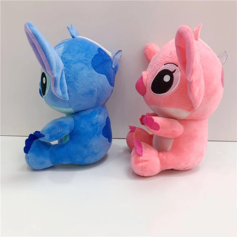 20 cm Anime Stitch Pluche Gevulde Kawaii Speelgoed TV Dezelfde Paragraaf Rol Hanger Pop Kinderen Verjaardagscadeautjes Paar Modellen