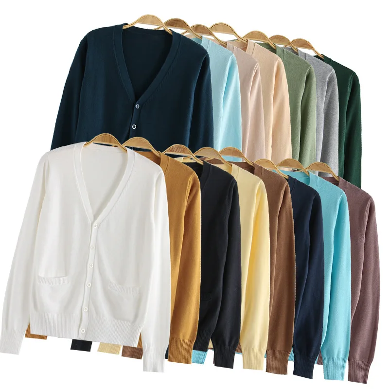 Confortável jk uniforme camisola cardigan jaqueta básica feminina outono e inverno japonês estilo universitário uniforme escolar malhas topos