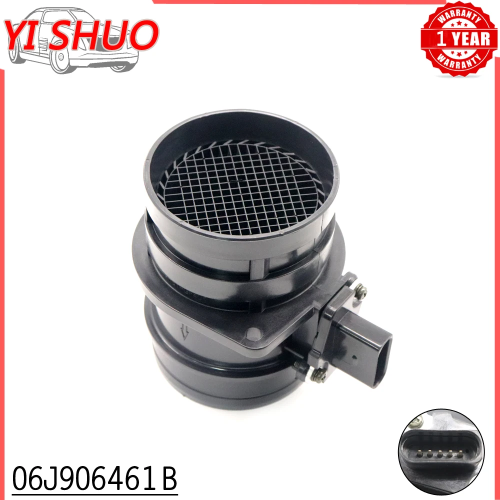 Car 06J906461B MAF MASS AIR FLOW METER SENSOR for Volkswagen Eos Golf Beetle CC GTI 6 Passat 7 Tiguan Audi A3 TT Quattro 2.0L