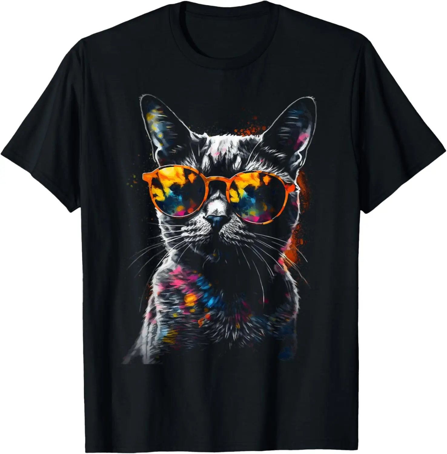 

Cat Sunglasses - Pet Animal Art Cat T-Shirt