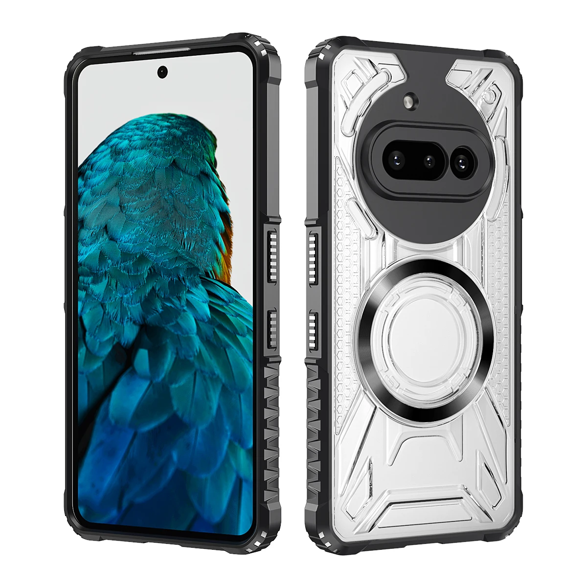 Luxuriöse stoßfeste Hybrid-Magnet-Hülle für Nothing Phone 4A 2 2A 3 3A Pro CMF 1 2Pro NothingPhone mit Magsafe-Unterstützung.