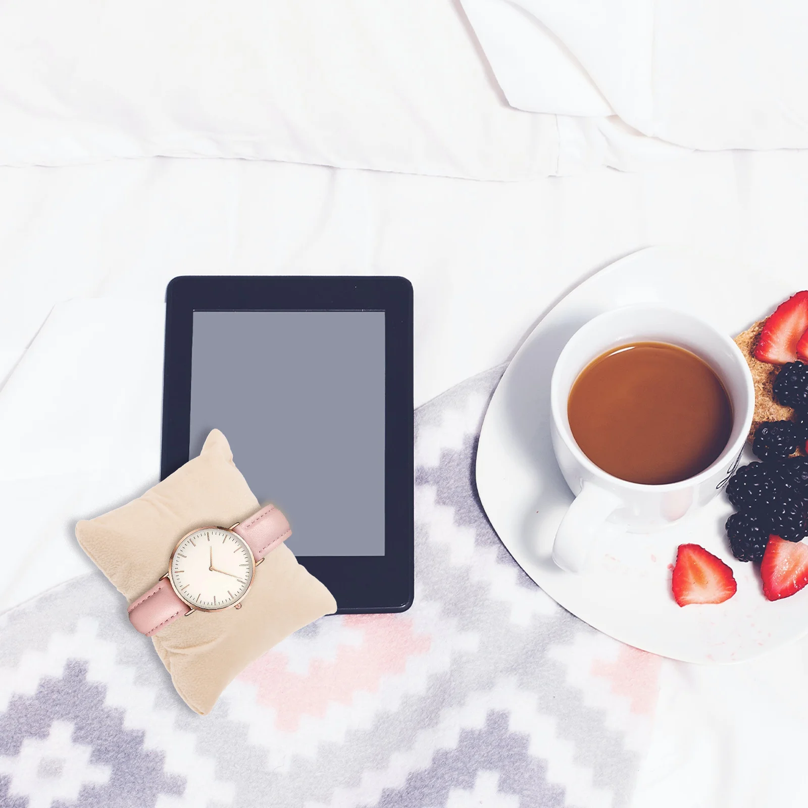 10 قطعة وسادة ساعة مدمجة خفيفة الوزن مجوهرات سوار وسادة لعرض متجر بيع بالتجزئة وسادة سوار وسادة