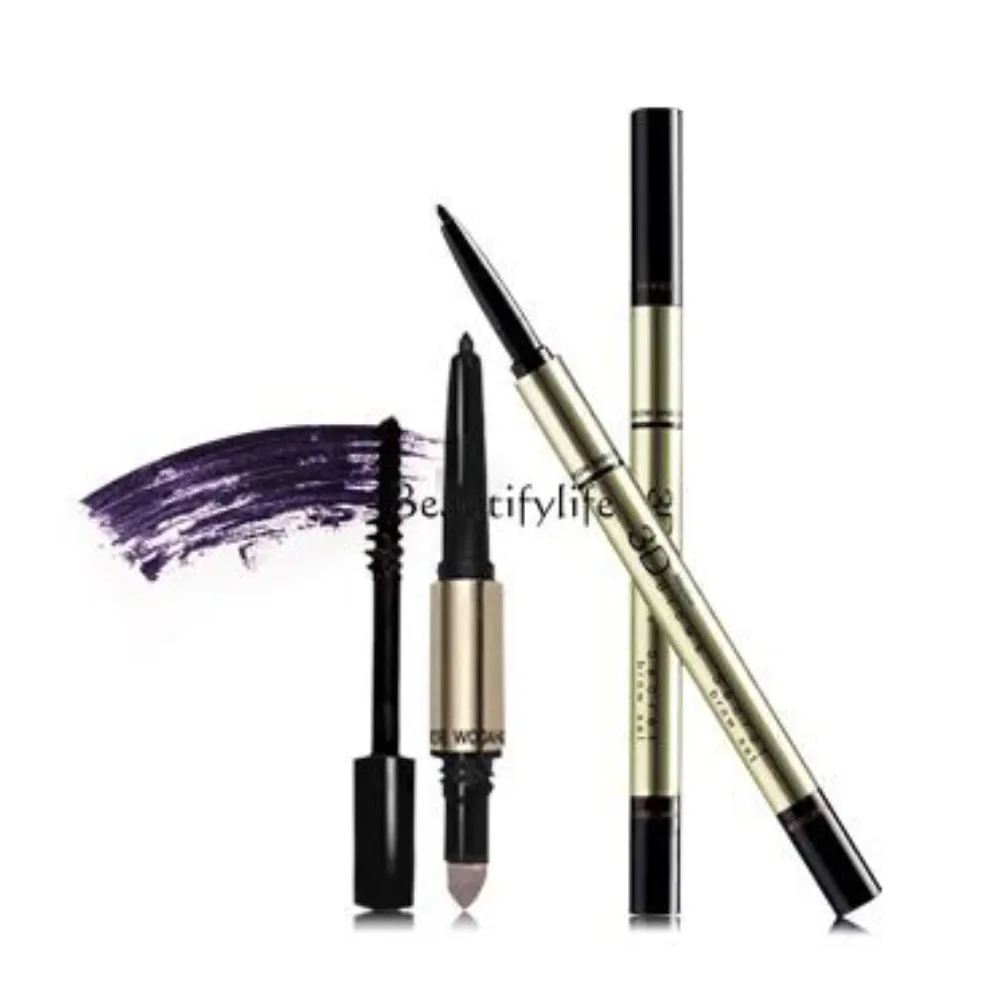 3D Eyebrow Pencil Eyebrow Powder Three-in-One Durable Waterproof and Sweatproof