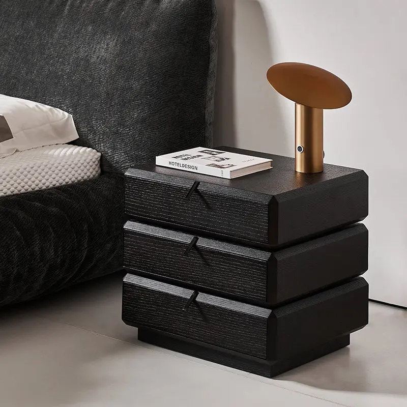 Filing Cabinets Storage Nightstand Cabinets Simple Luxury Wood Bedside Table Organizer Bedroom Criado