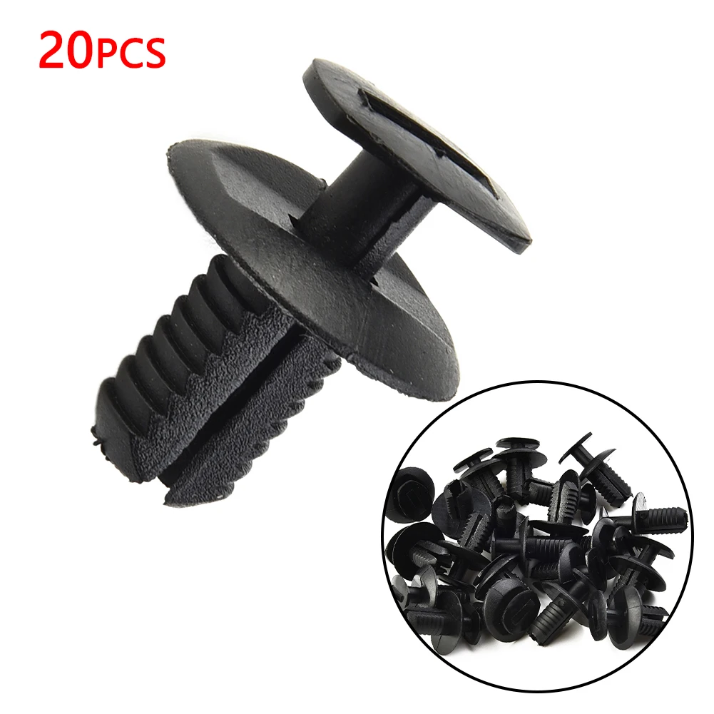 20pcs Collar 20pcs For Mercedes Sprinter & Vito Wheel Arch Lining Trim & Rear Door Trim Clips Plastic Push Rivet Auto Parts