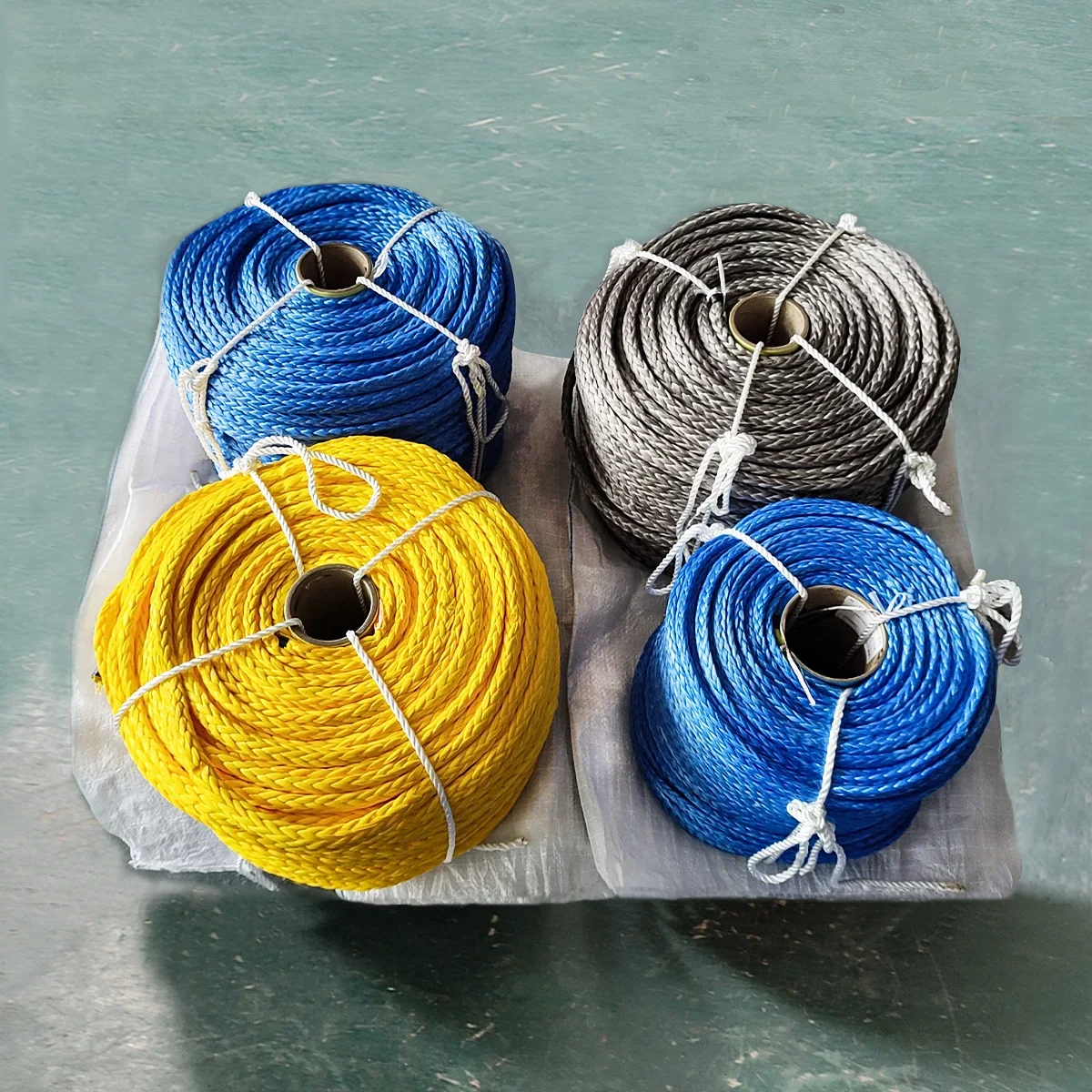 Winch cord 12 Strand UHMWPE Rope High Strength Low Stretch Flexible braid uhmwpe rope