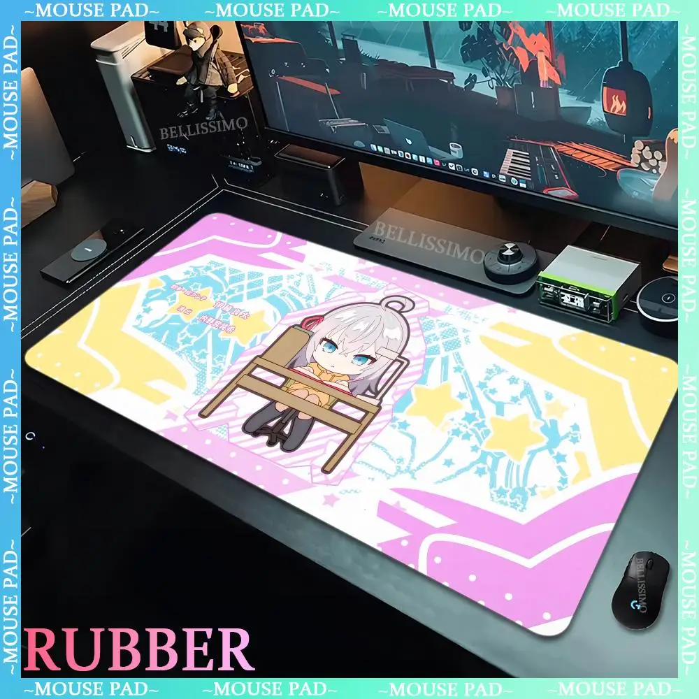 Game Alya Sometimes Hides Her Feelings In Russian Mouse Pad Oversized 1200X600MM Rubber Non-slip Desk Mat Desktop Accessories