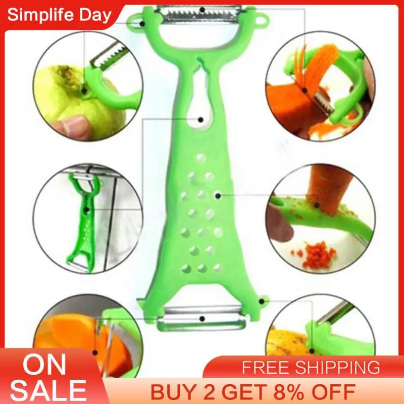 3/5pcs Multi-purpose Peeler Vegetable Grater Fruit Scraper Melon Planer Durable Stainless Steel Peeler Portable Kitchen Gadgets