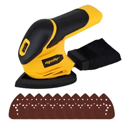 Cordless Detail Sander for DeWalt 18V 20V Max Battery(No Battery) Brushless Electric Sander Dust Collector for Tight Space Metal