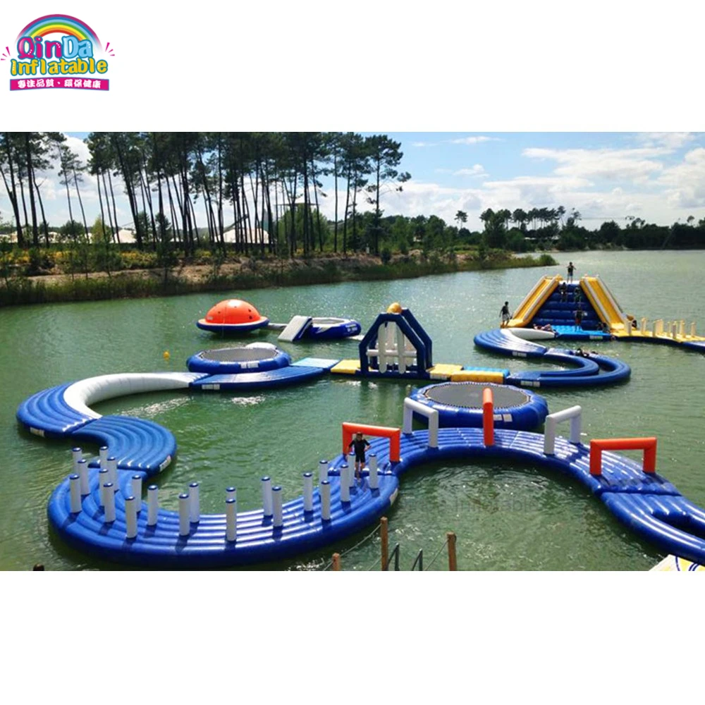 Customized Design Inflatable Ocean Game Park Popular Inflatable Water Park For Sale