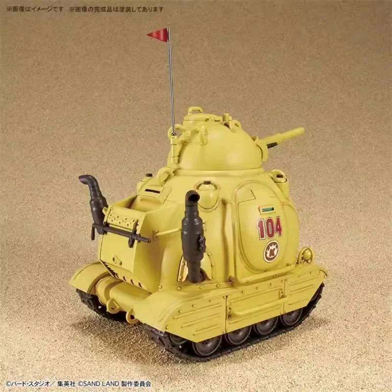 In Stock Original Bandai Genuine 1/35 SAND LAND TANK 104 Assembly Anime Action Figure Model Toys Collection Ornaments Kids Gifts