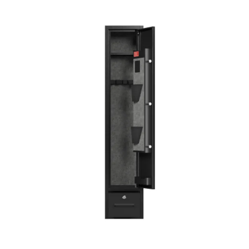 4 - Capacity Rifle Safe. Holds Rifles Pistols Shotguns Digital Lock Quick Access. Removable Shelf Special Gun Rack For Scope