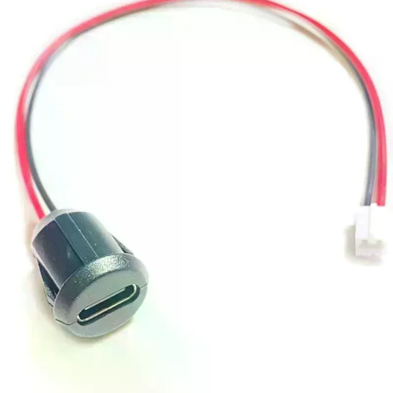 USB-C 2Pin High Current Charging Socket Plate USB Type C Waterproof Female Connector