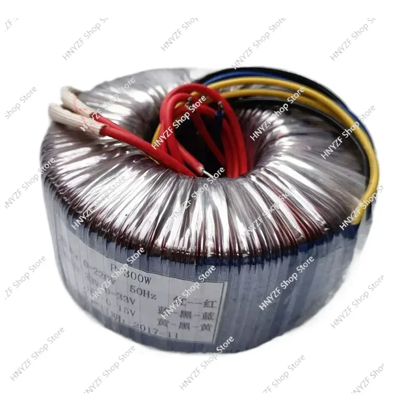 Dual 33V15V 300W toroidal transformer ring cattle HIFI audio dedicated pure copper wire manufacturing