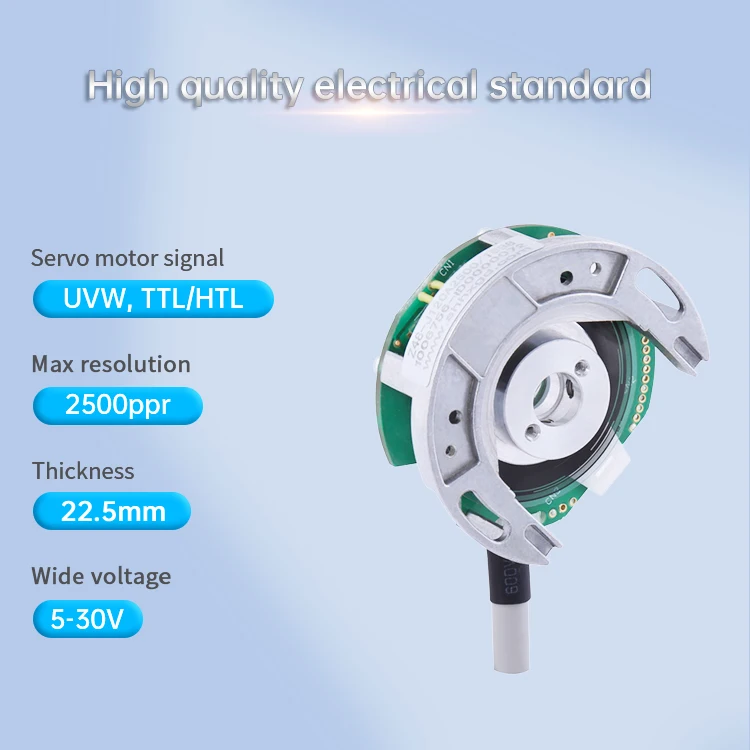 Z48-J dekoder putar sudut encoderincremental motor dc optik tanpa bantalan integral driver jalur TTL 1024ppr 5V