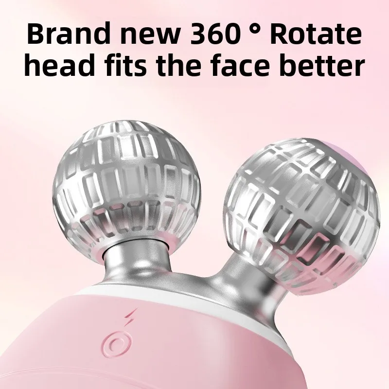 Detergente viso elettrico in silicone a rullo per pulire i pori, punti neri, detergente viso lifting, rassodante e vibrante