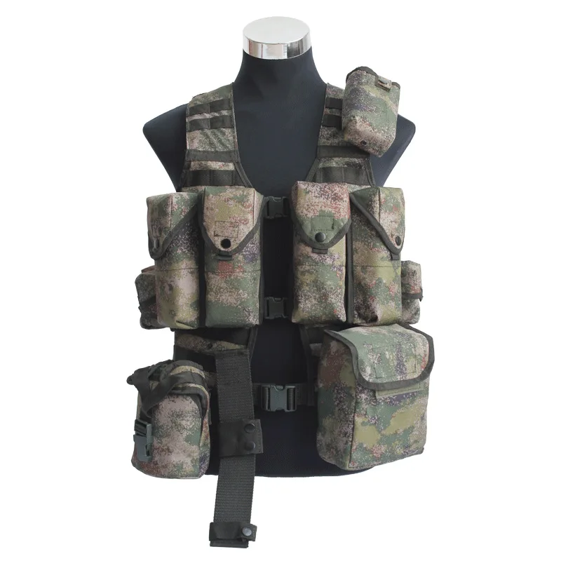 06 Style Woodland Star Camouflage Digital Carrying Device Training Equipment Accessories Outdoor Military Army War Hunting Gear