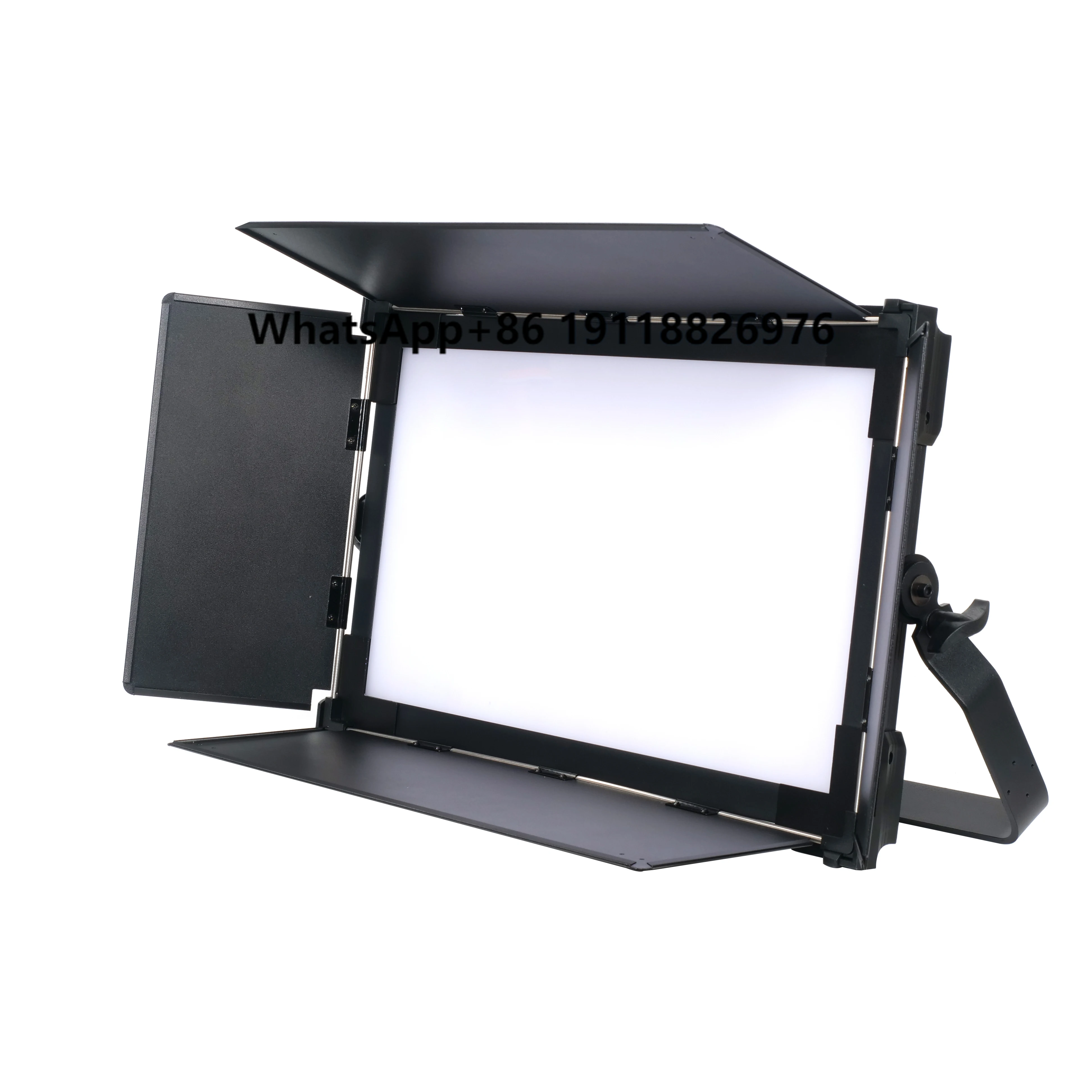 

Guangzhou Stage Light 200W 3000K Ww 6000K Cw Adjustable Lcd Touch Flat Panel Led Light With Barn Door
