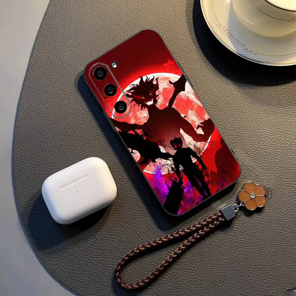 Popular Anime Black Clover   Phone Case For Samsung Galaxy A73,A72,A71,A70,A53,A52,A51,Others Soft Black Cover