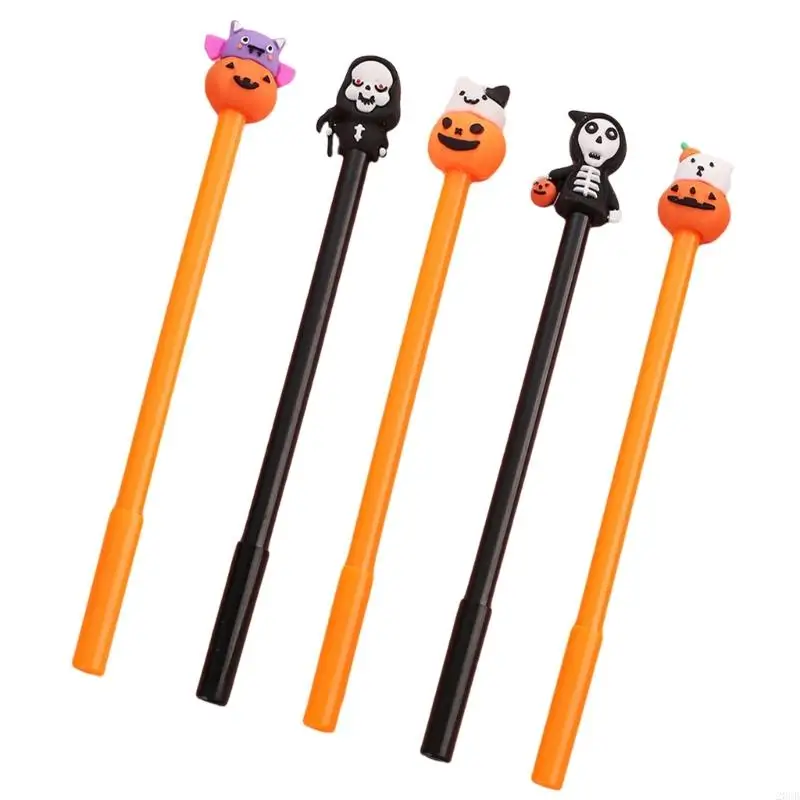 20CB Halloween تحت عنوان Gel Pen 0.5mm نصيحة سلسة للكتابة لكتابة الطالب البالغ