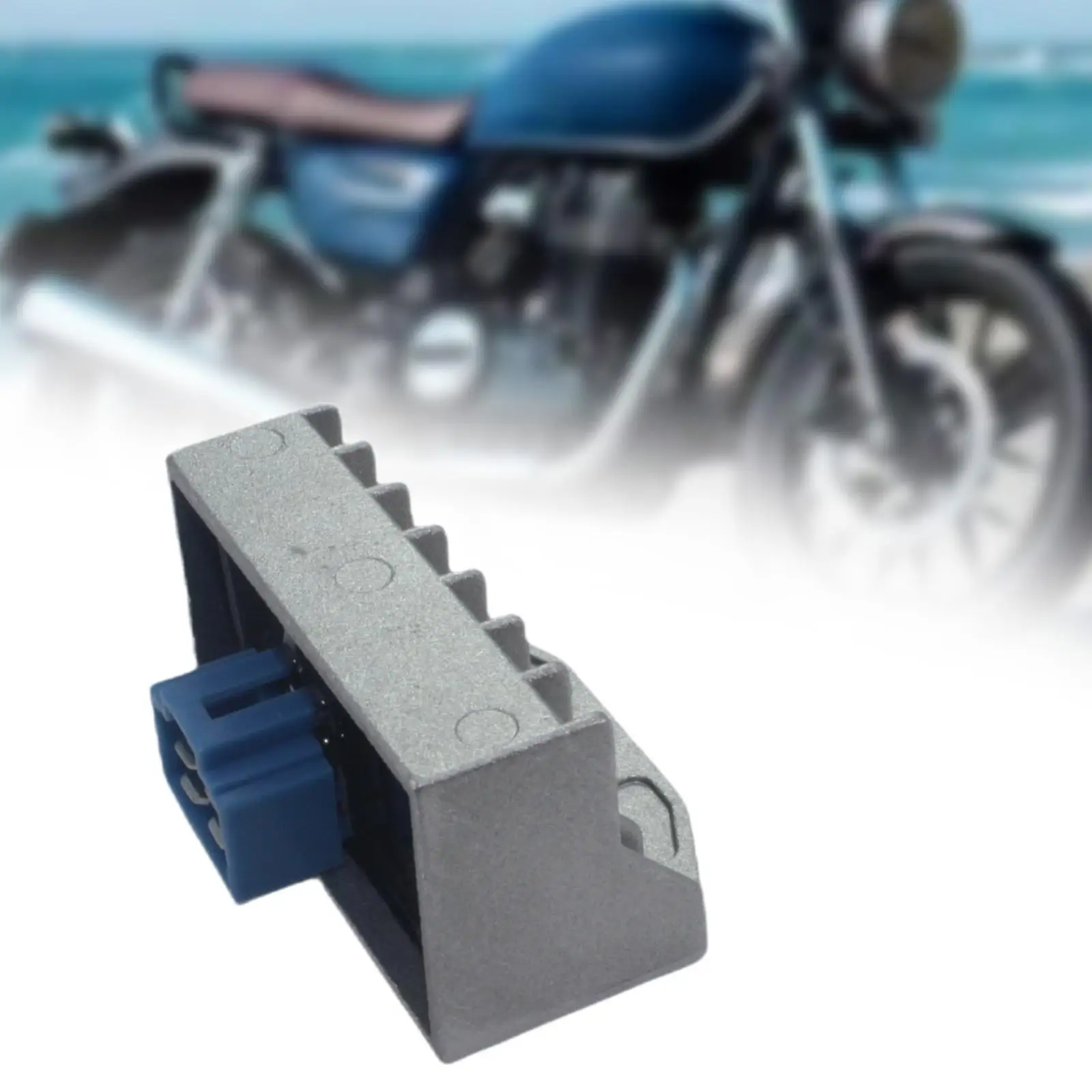 Regulador de Voltaje de Fácil Instalación, Rectificador de Aleación de Aluminio de Alta Calidad para Honda CBF150 CB110 CBF125MA CB125F