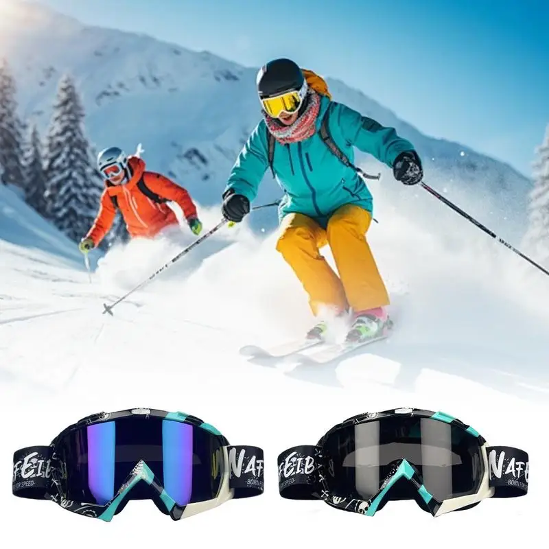 New Snowboard Snow Skiing Goggles Anti-fog Ski Glasses Protection Anti-Scratch Absorb UV Rays Winter Snow Snowboard Goggles